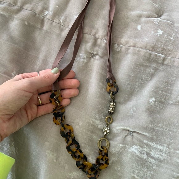 J. Crew Factory Jewelry Tortoise Shell Necklace Poshmark
